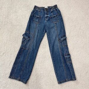 Blue Cargo Jeans